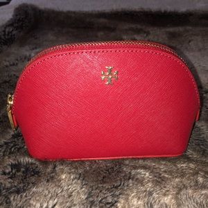 TORY BURCH Small Red Makeup Bag